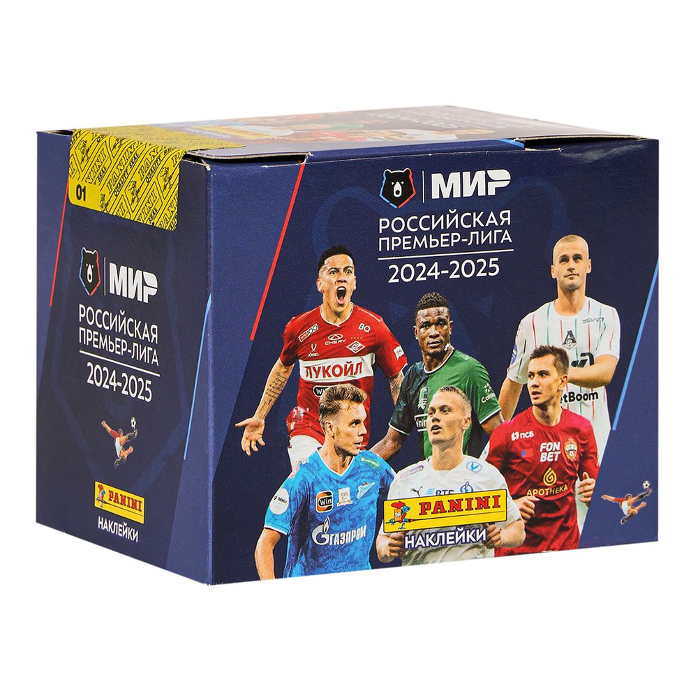 Бокс с наклейками Российская Премьер-Лига Panini сезон 2024-2025