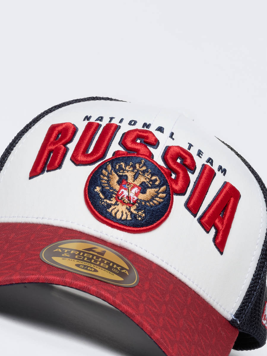 Бейсболка «Сборная России» с сеткой (подростковая)