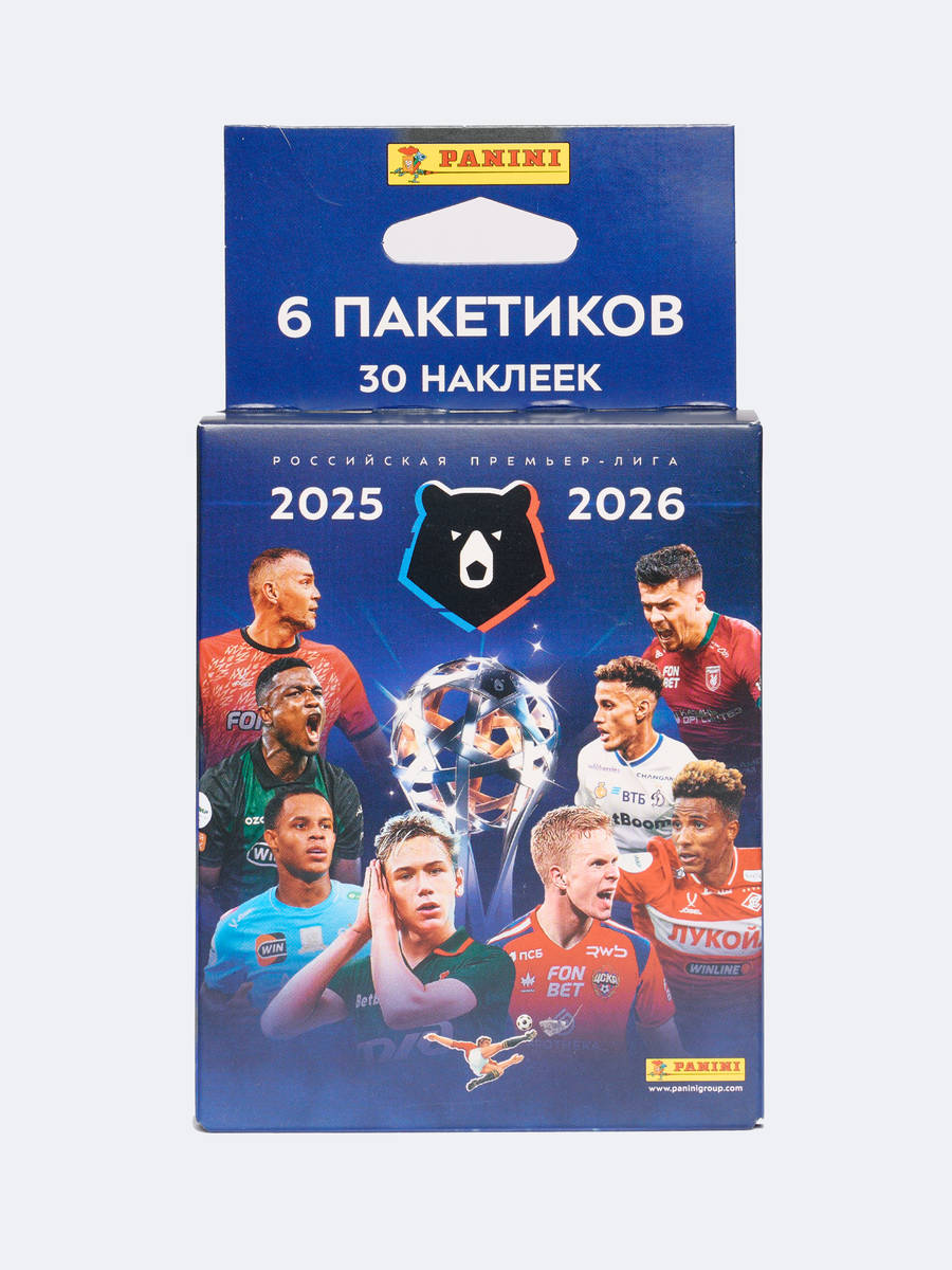 Блистер с наклейками Российская Премьер-Лига Panini сезон 2025-2026