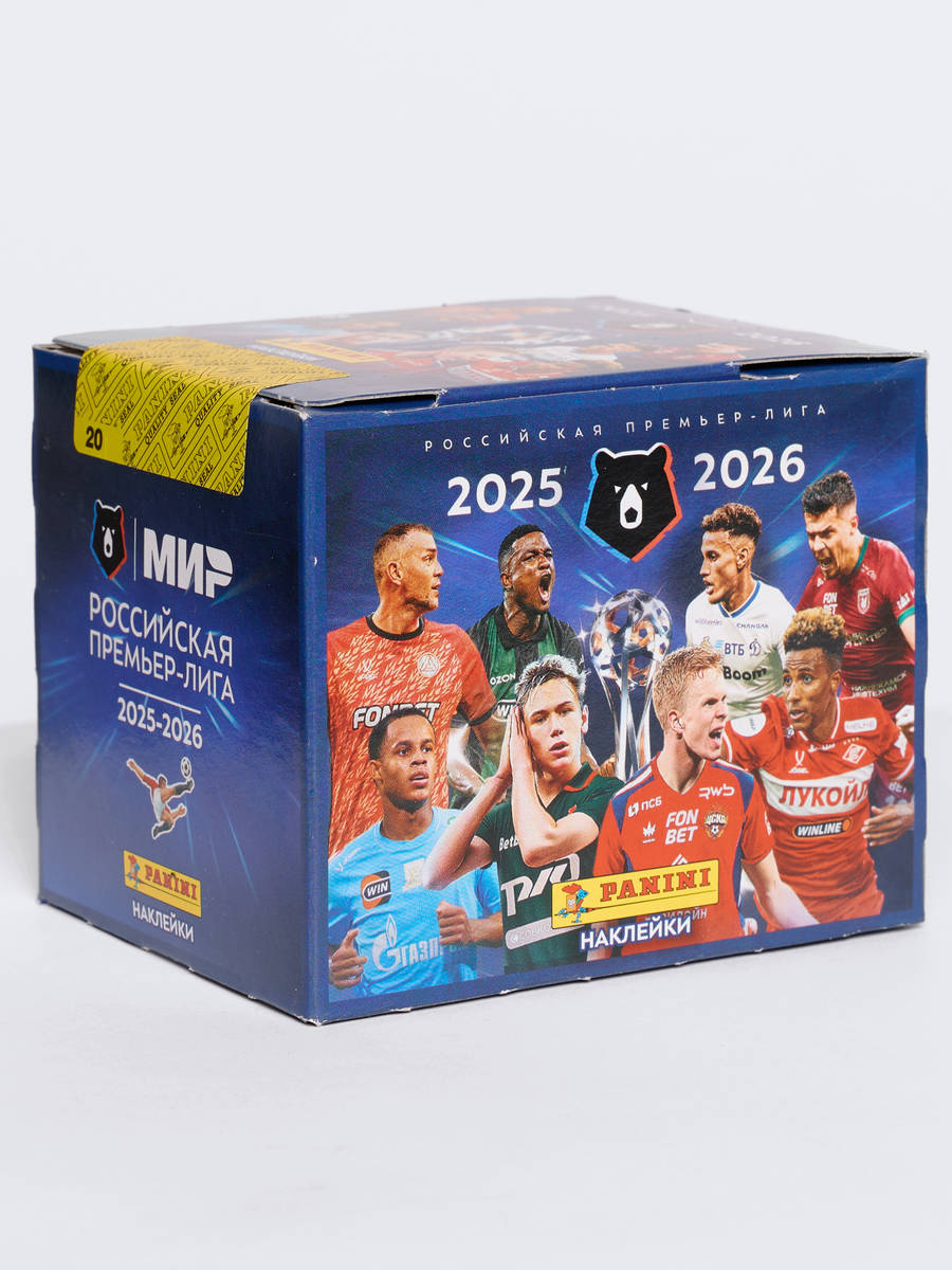 Бокс с наклейками Российская Премьер-Лига Panini сезон 2025-2026